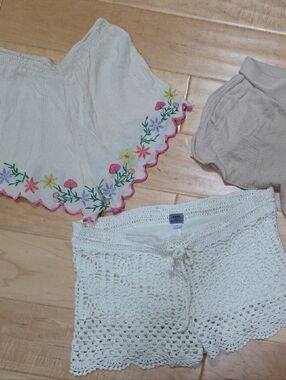 Lot Of 3 Swim Coverup Shorts